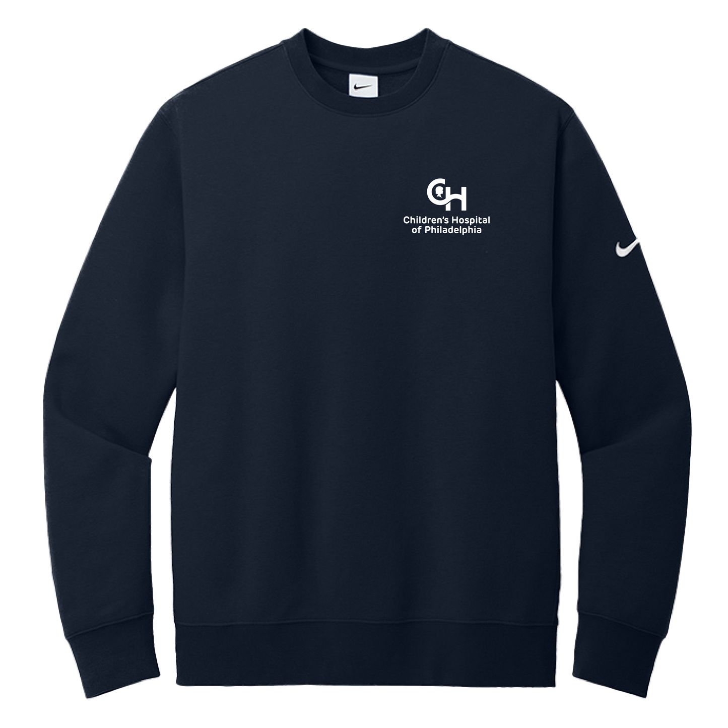 Nike Club Fleece Sleeve Swoosh Crew