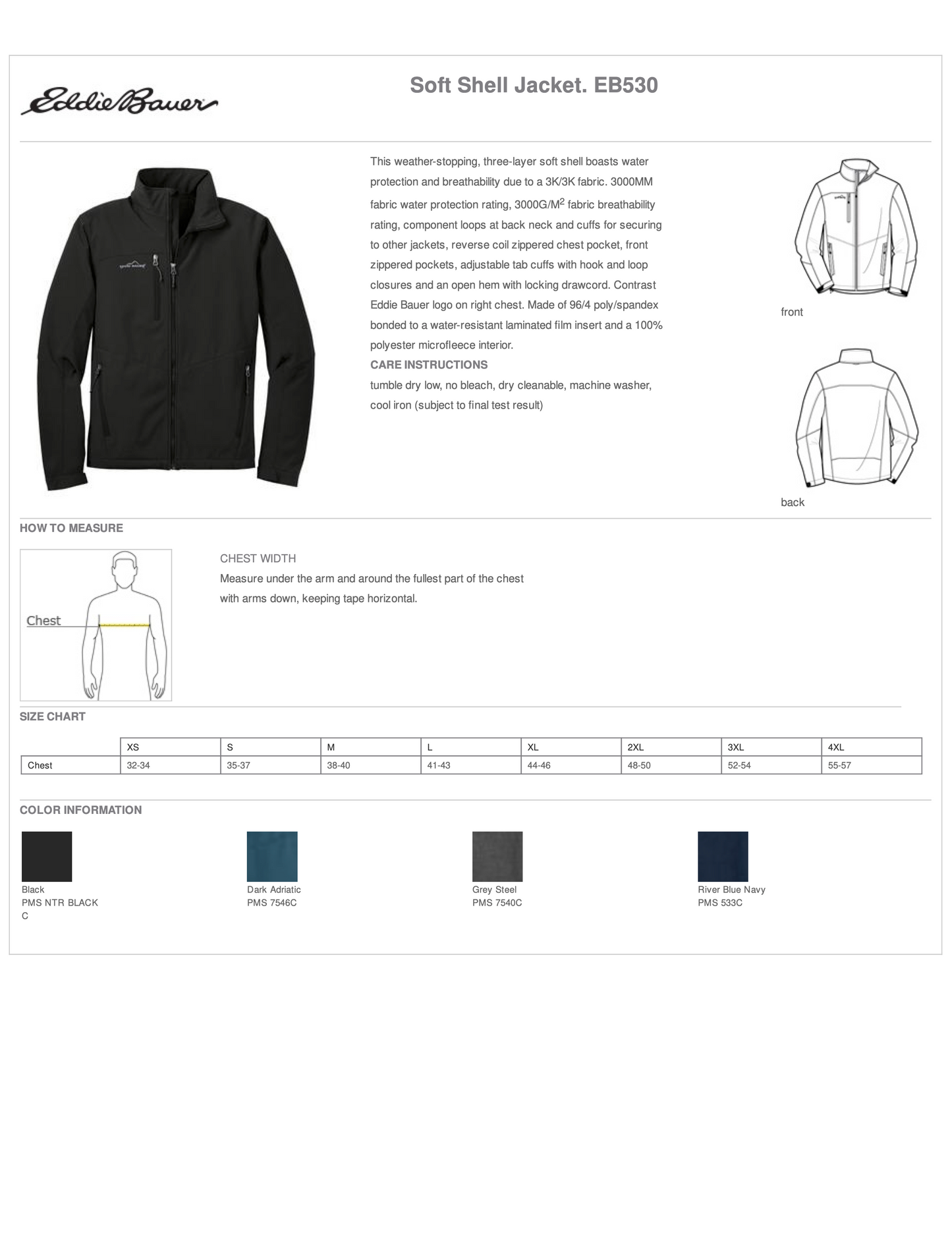 Men's Eddie Bauer® Soft Shell Jacket (Solid Tumor)