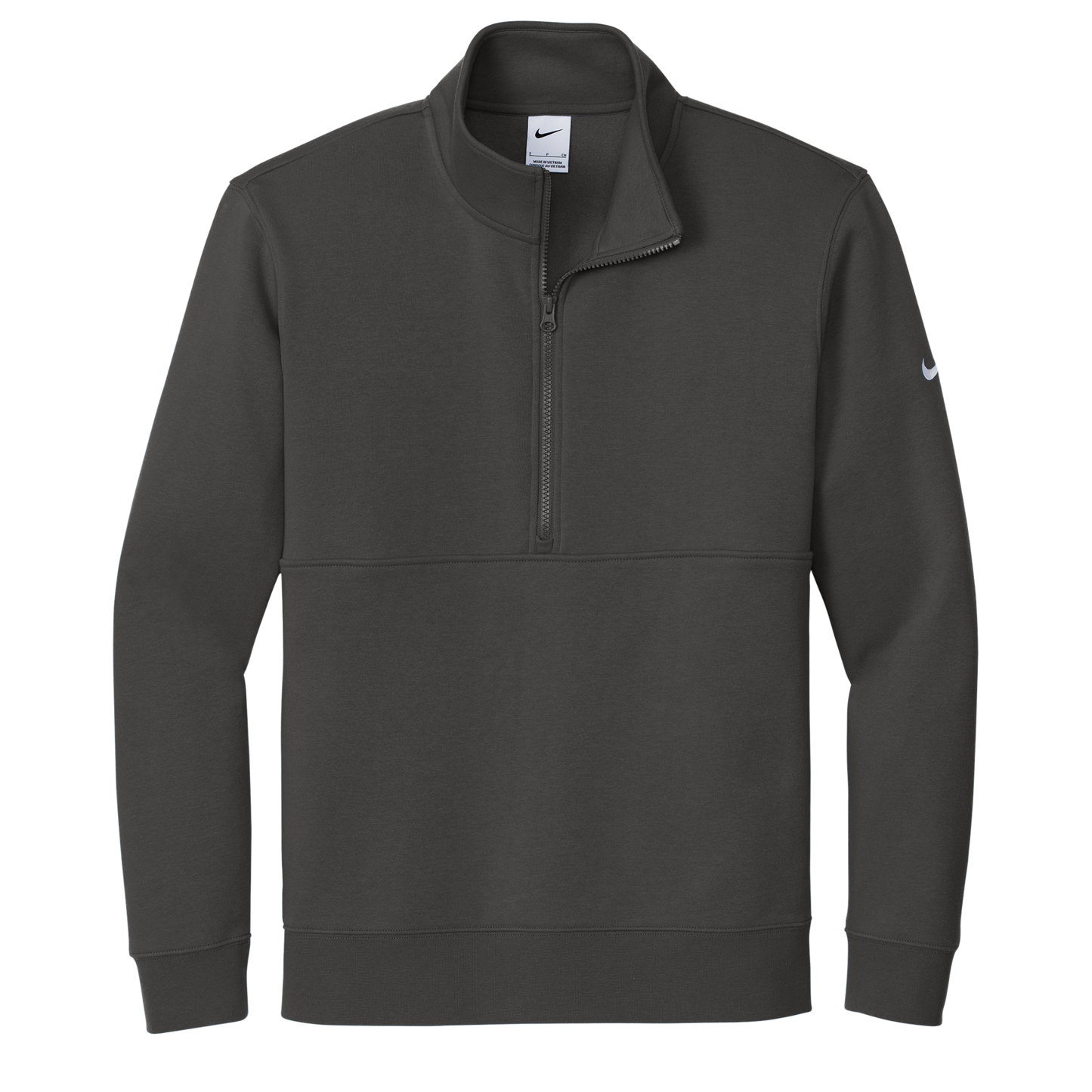 Men's Nike Club Fleece Sleeve Swoosh 1/2-Zip (Solid Tumor)