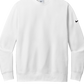 Nike Club Fleece Sleeve Swoosh Crew (Solid Tumor)