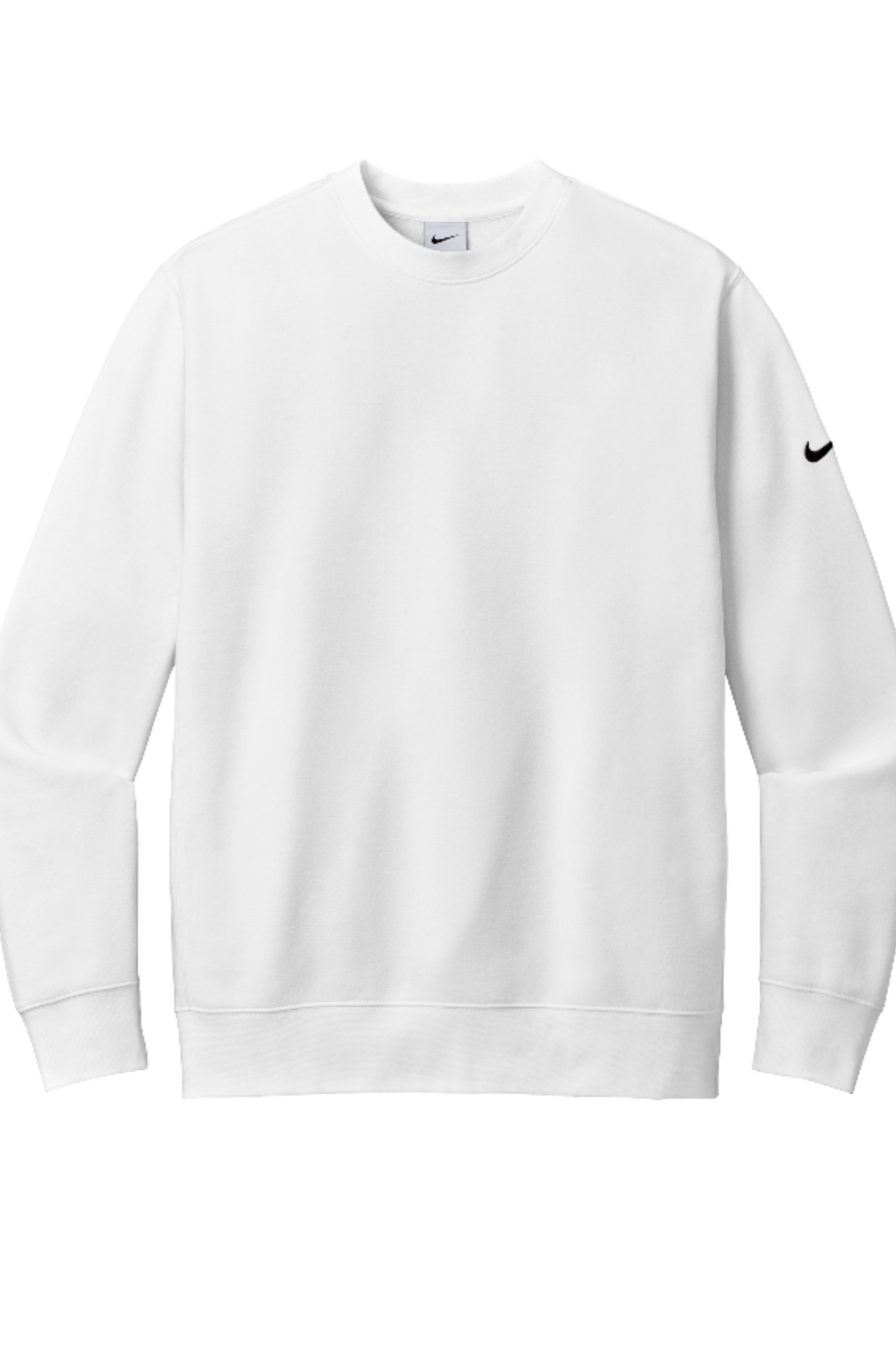 Nike Club Fleece Sleeve Swoosh Crew (Solid Tumor)