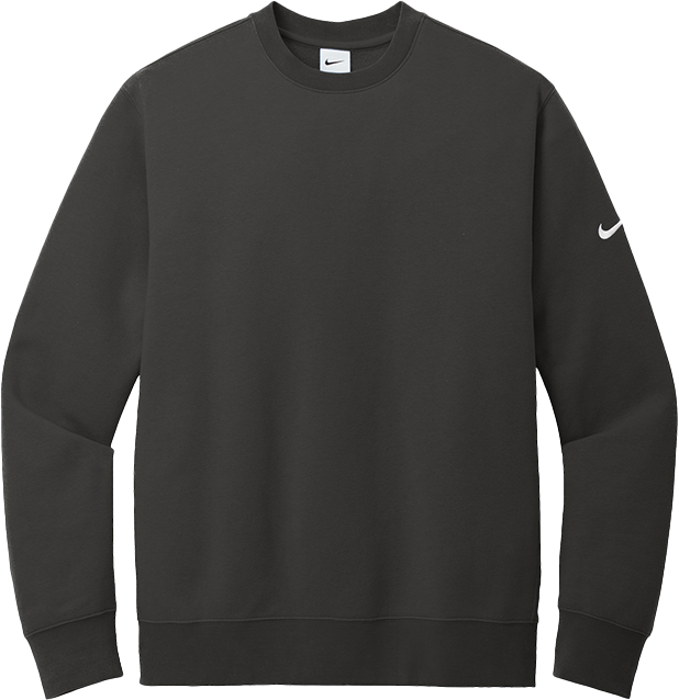 Nike Club Fleece Sleeve Swoosh Crew (Solid Tumor)