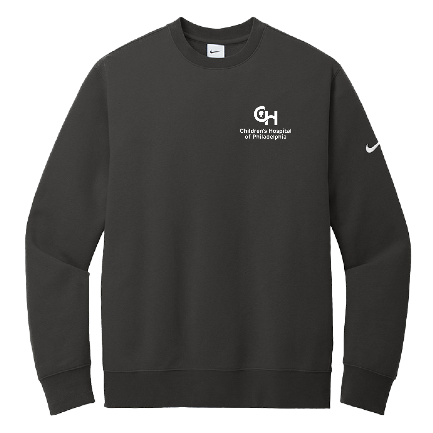 Nike Club Fleece Sleeve Swoosh Crew