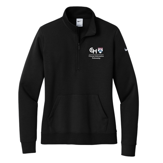 Women's Nike Club Fleece Sleeve Swoosh 1/2 Zip (Clinical Informatics)
