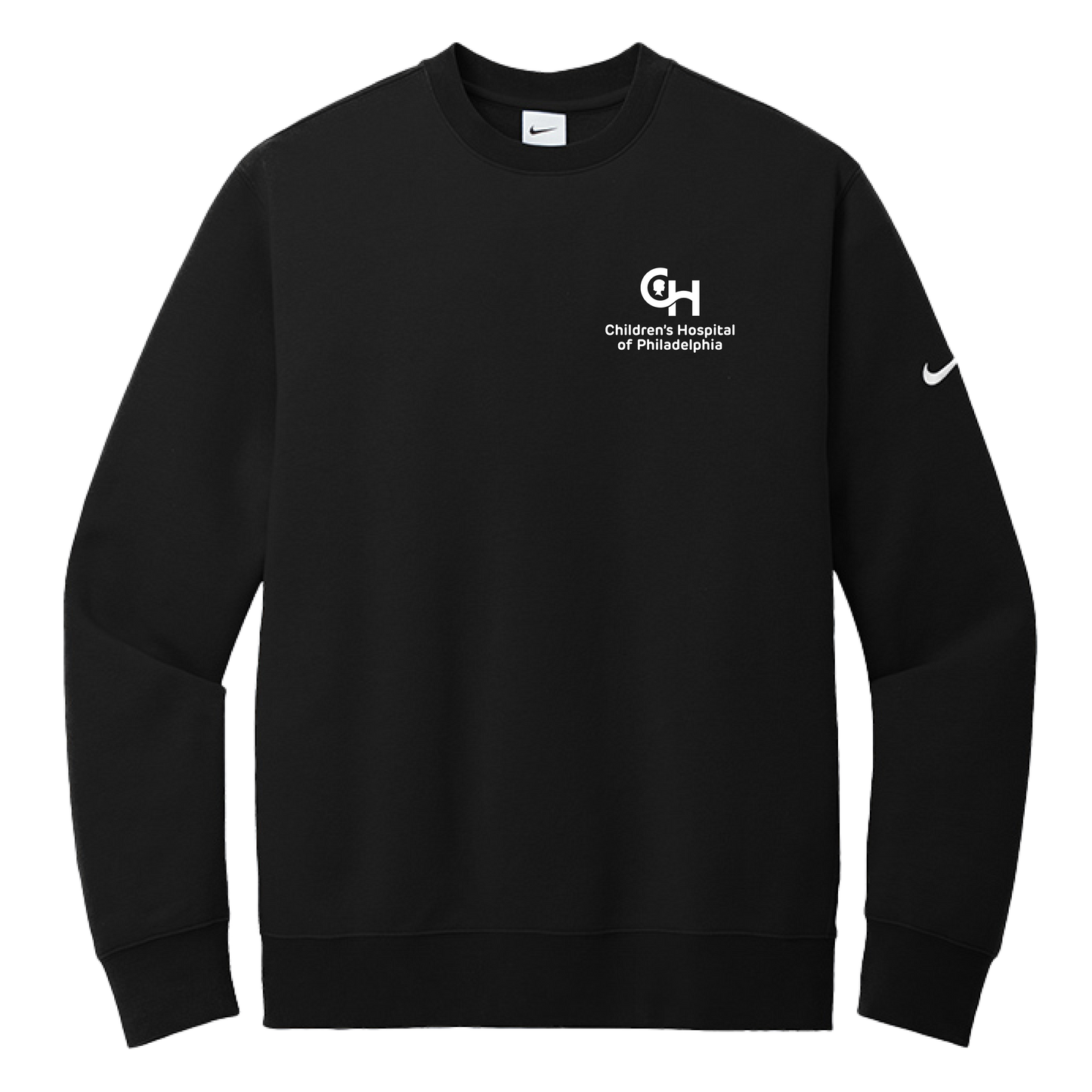 Nike Club Fleece Sleeve Swoosh Crew