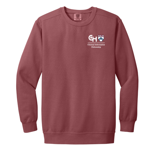 Comfort Colors Ring Spun Crewneck Sweatshirt (Clinical Informatics)